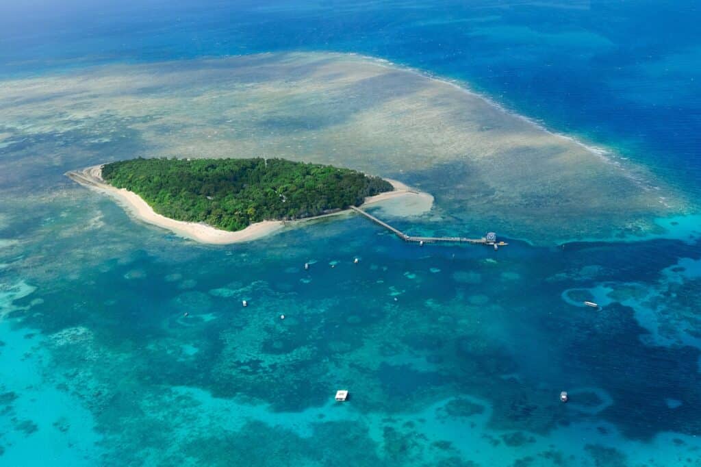 Green Island from birds eye view